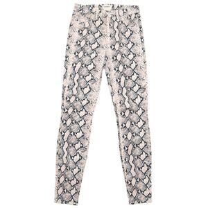 L'agence Margot Paloma High Rise Skinny Snakeskin Print Jeans Size 25